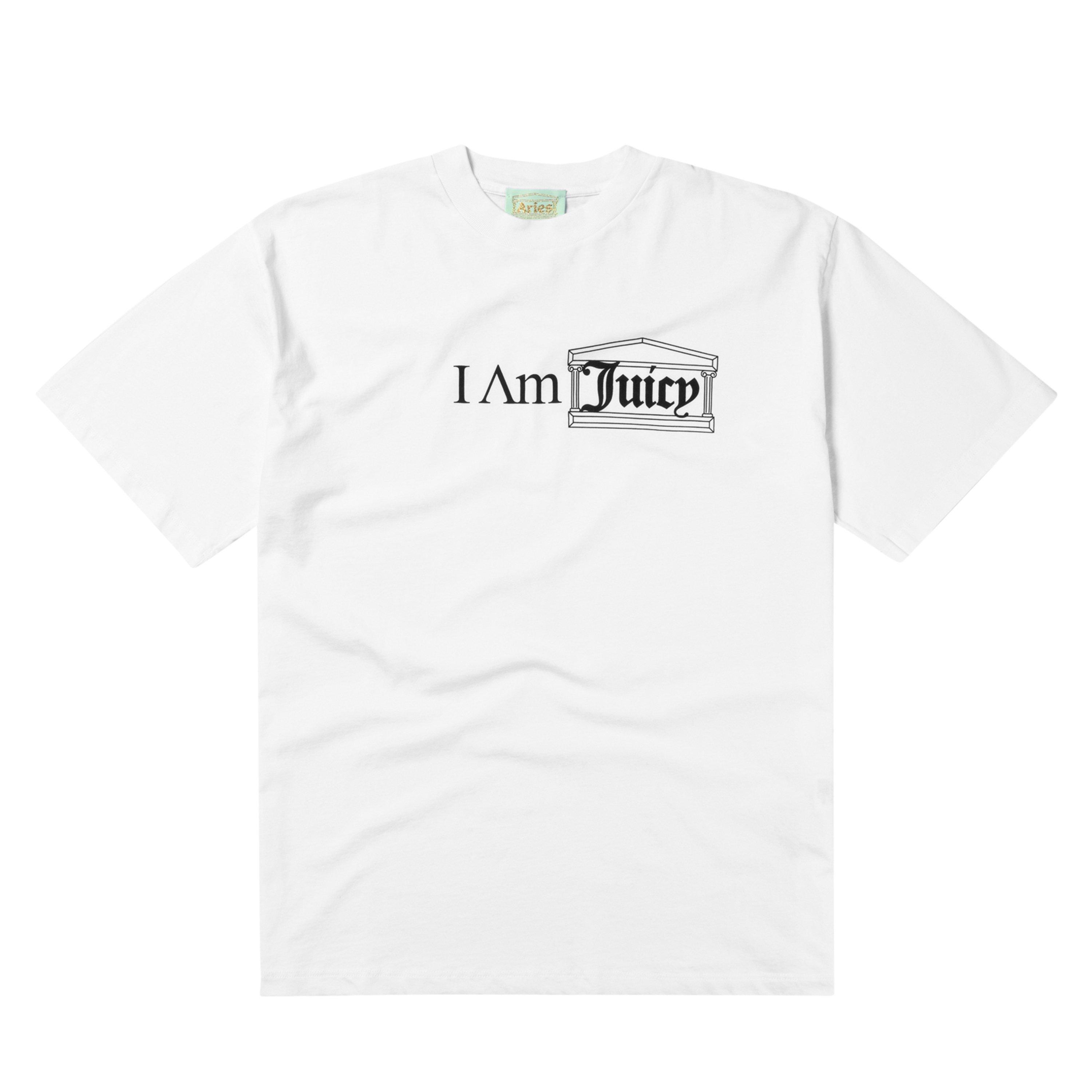 ★ARIES★ Couture I Am Juicy SS Short Sleeve T-Shirt Black J Aries Arise Aries x Juicy Couture I Am Juicy Tee Black