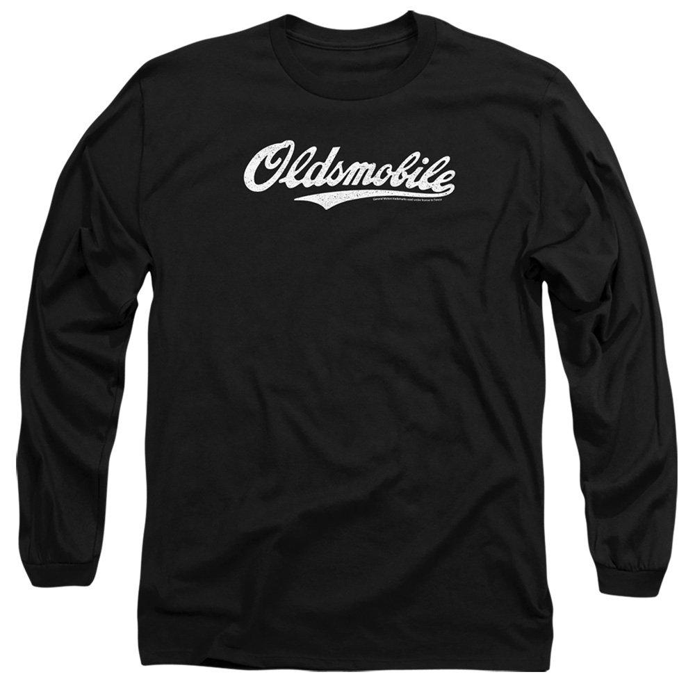 Black - Other - Oldsmobile Oldsmobile Cursive Logo Long Sleeve T-S - 1