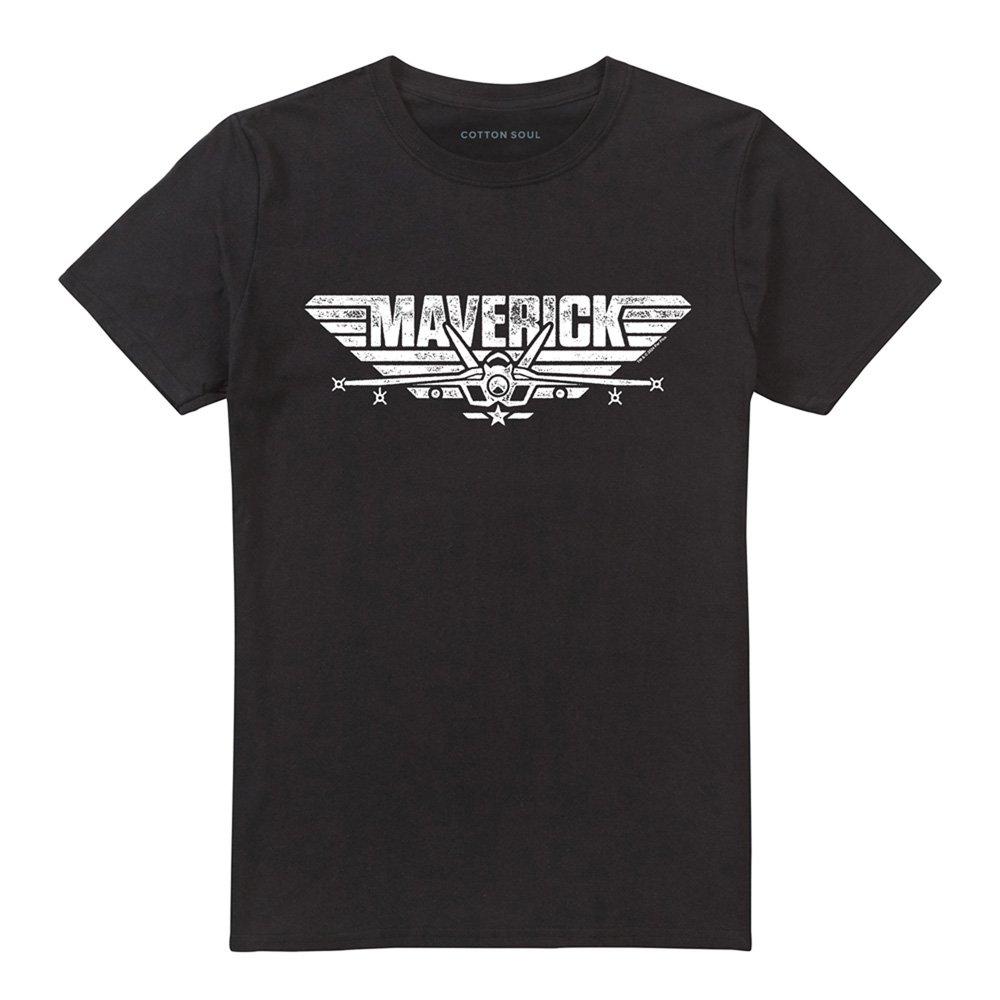 Black - Top Gun - Top Gun Maverick Logo T Shirt Black - 4