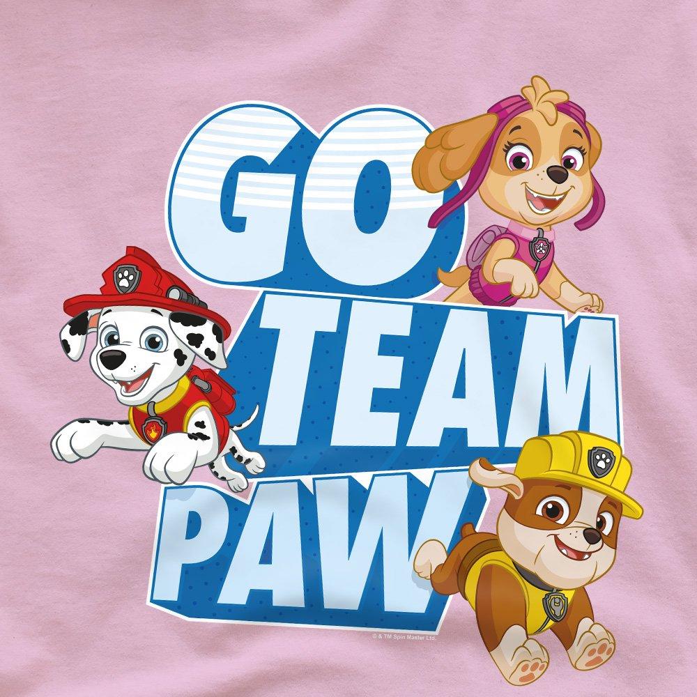 Pink - Paw Patrol - Paw Patrol Go Team Paw T Shirt Pink - 2