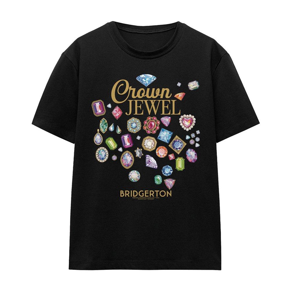 Black - Bridgerton - Bridgerton Crown Jewel T Shirt Black - 4
