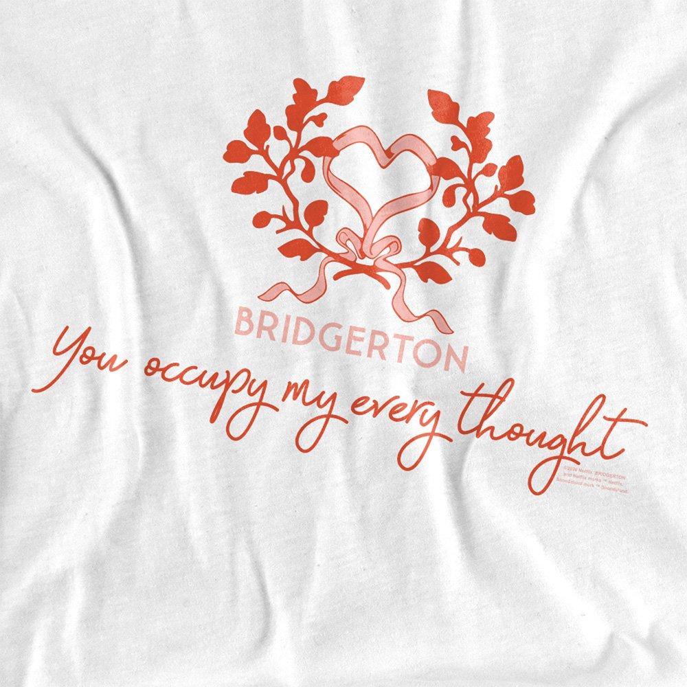 White - Bridgerton - Bridgerton Occupy My Thoughts T Shirt White - 2