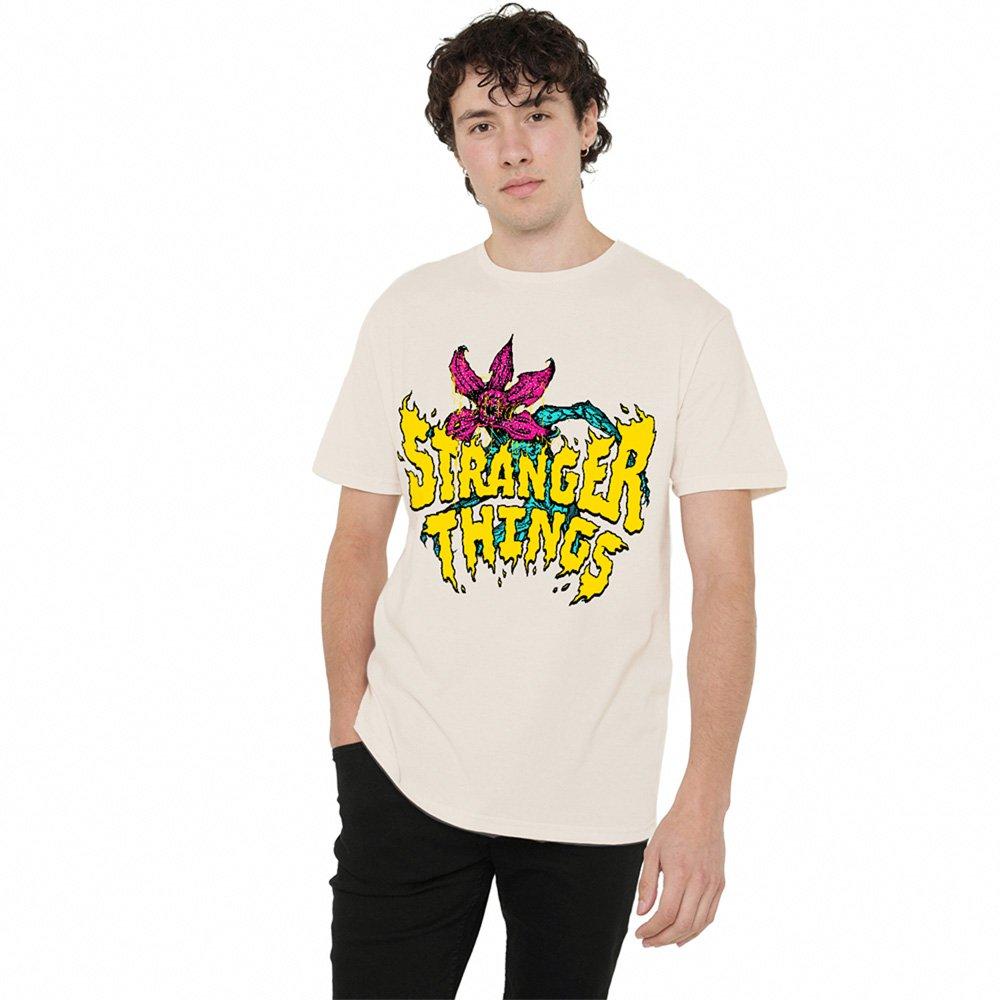 Beige - Stranger Things - Stranger Things Demogorgon Cruiser T-Shirt Natura - 1