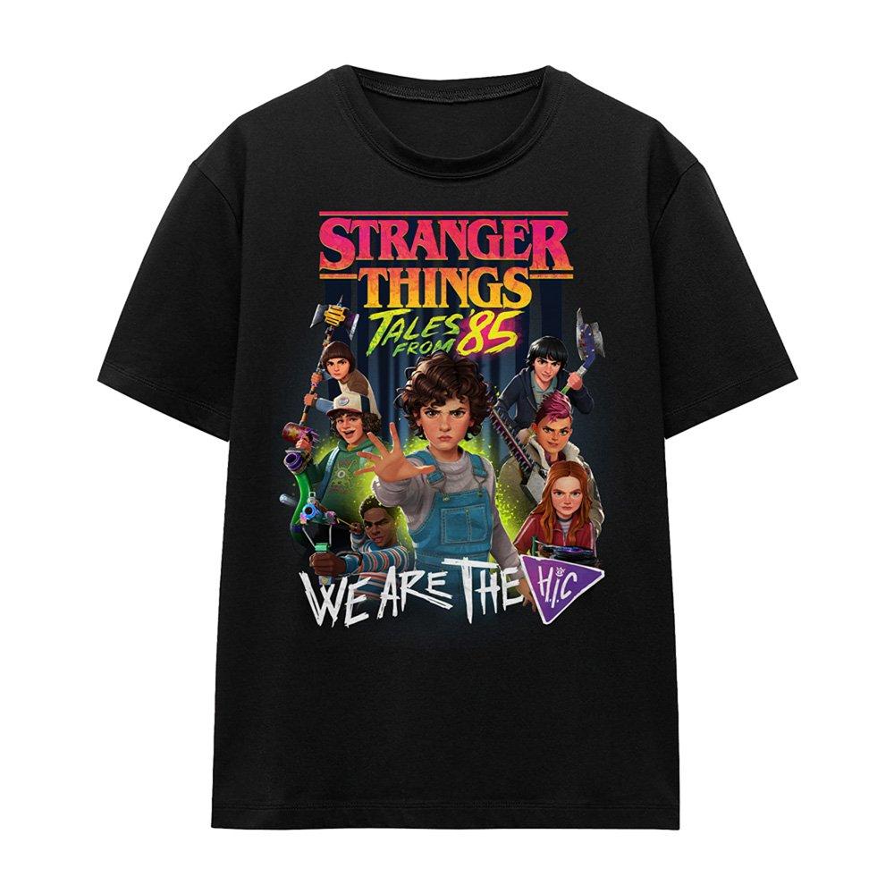 Black - Stranger Things - Stranger Things Tales From 85 Hic Poster T-Shirt - 4