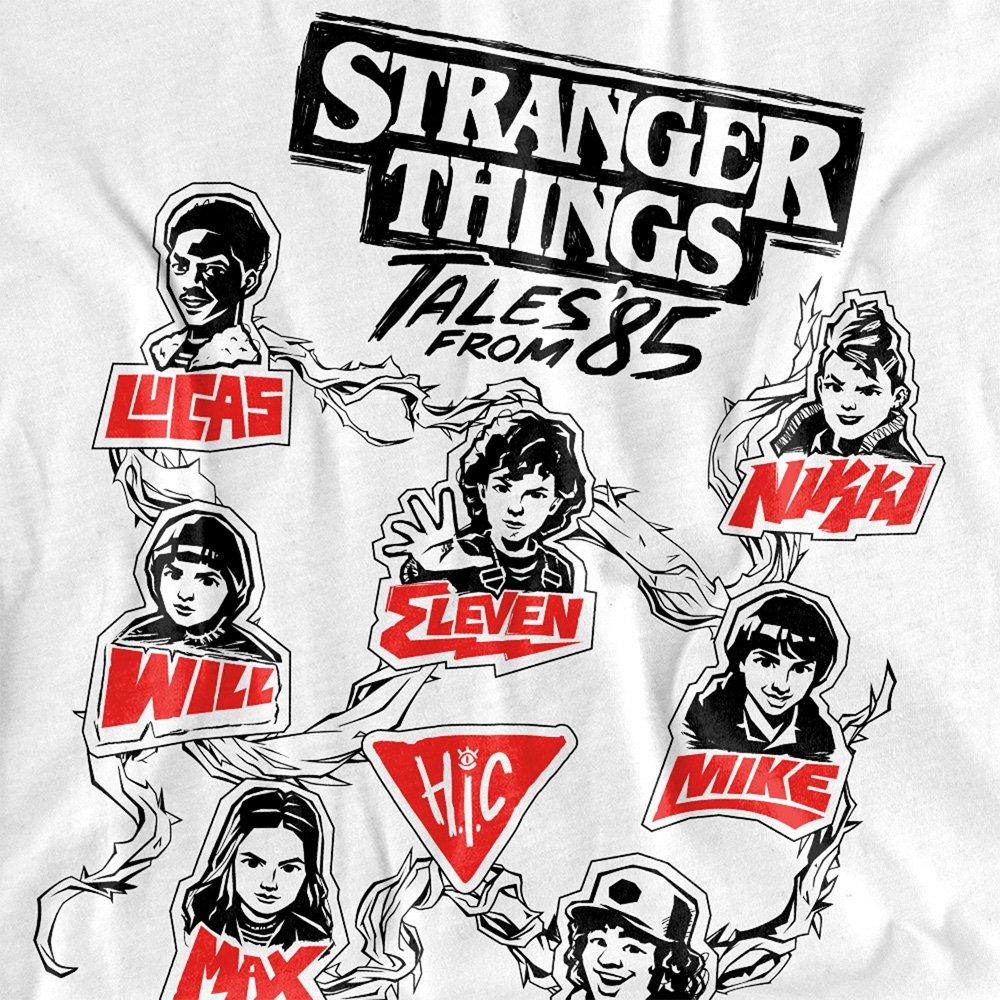White - Stranger Things - Stranger Things Tales From 85 Character Vines T-Sh - 2
