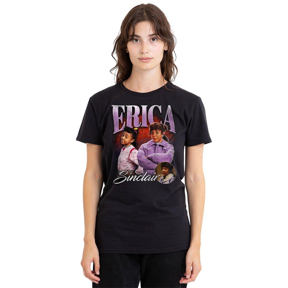 Black - Stranger Things - Stranger Things Erica Homage T Shirt Black - 1