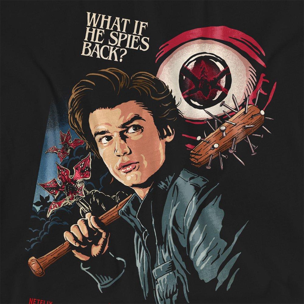 Black - Stranger Things - Stranger Things Butcher Billy S2 Ch6 T Shirt Blac - 2