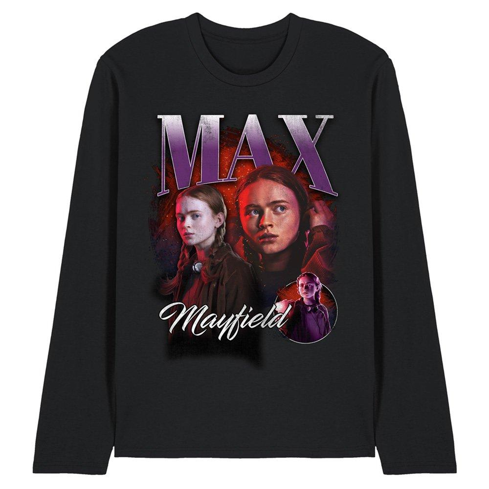 Black - Stranger Things - Stranger Things Max Homage Long Sleeve T-Shirt Bl - 1