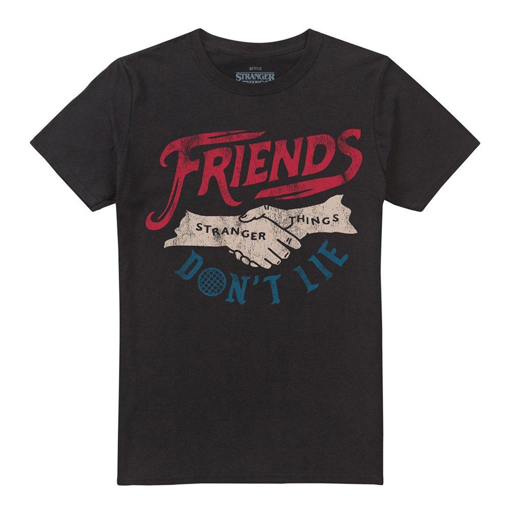 Black - Stranger Things - Stranger Things Friends DonT Lie T-Shirt Black - 4