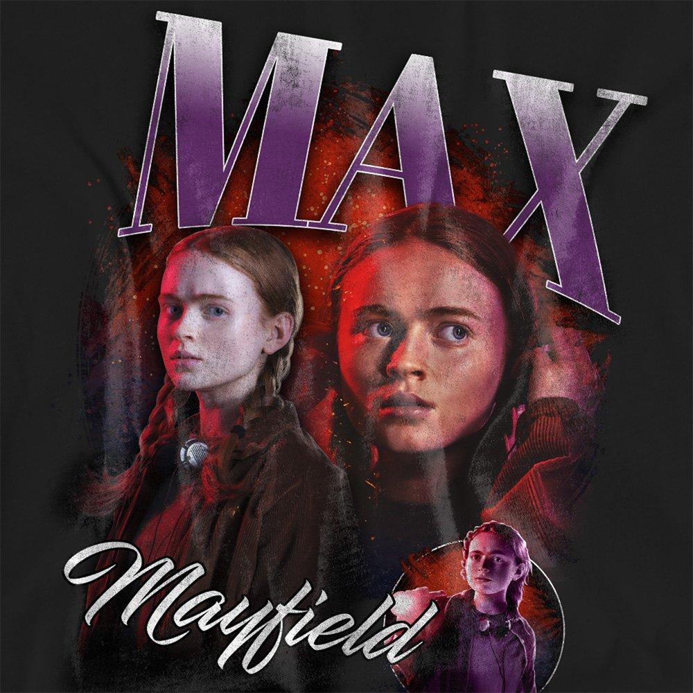 Black - Stranger Things - Stranger Things Max Homage T Shirt Black - 2