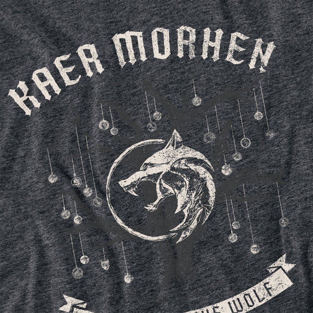 Grey - The Witcher - The Witcher Kaer Morhen Medallion Tree Tee Charco - 2