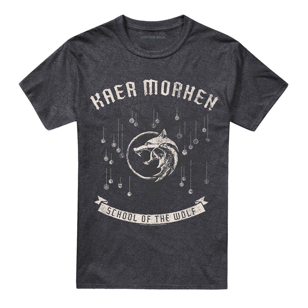 Grey - The Witcher - The Witcher Kaer Morhen Medallion Tree Tee Charco - 4