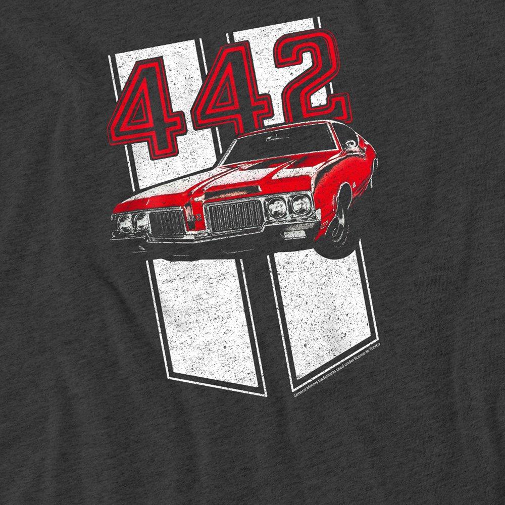 Grey - Other - Oldsmobile 442 T-Shirt Charcoal - 2