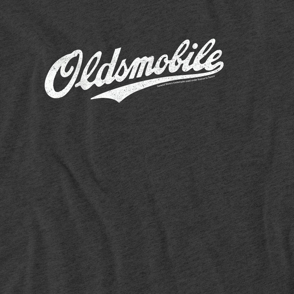 Grey - Other - Oldsmobile Oldsmobile Cursive Logo T-Shirt Charco - 2