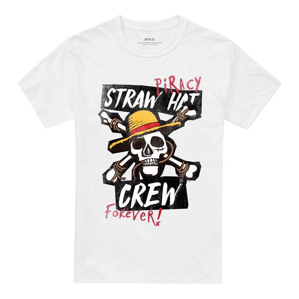 White - One Piece - One Piece Straw Hat Crew T-Shirt White - 4