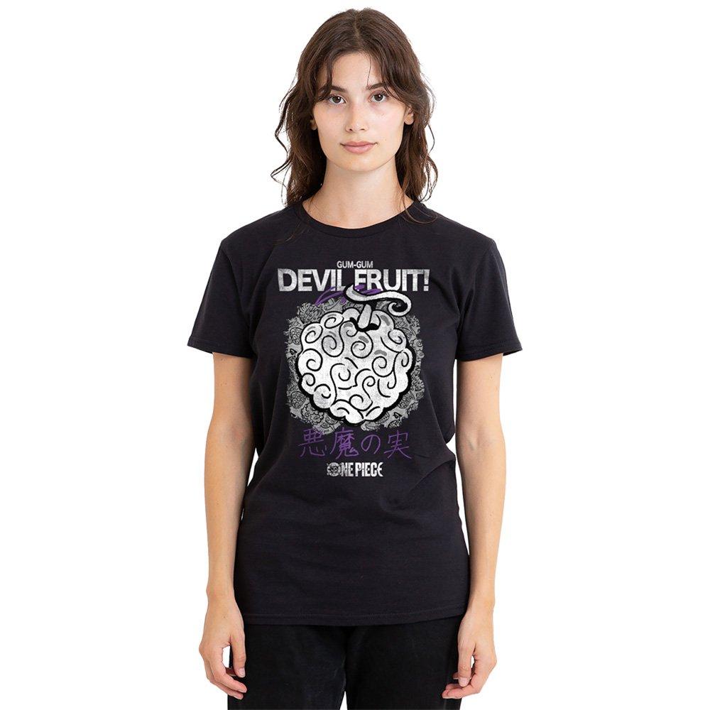 Black - One Piece - One Piece Gumgum Devil Fruit T-Shirt Black - 1