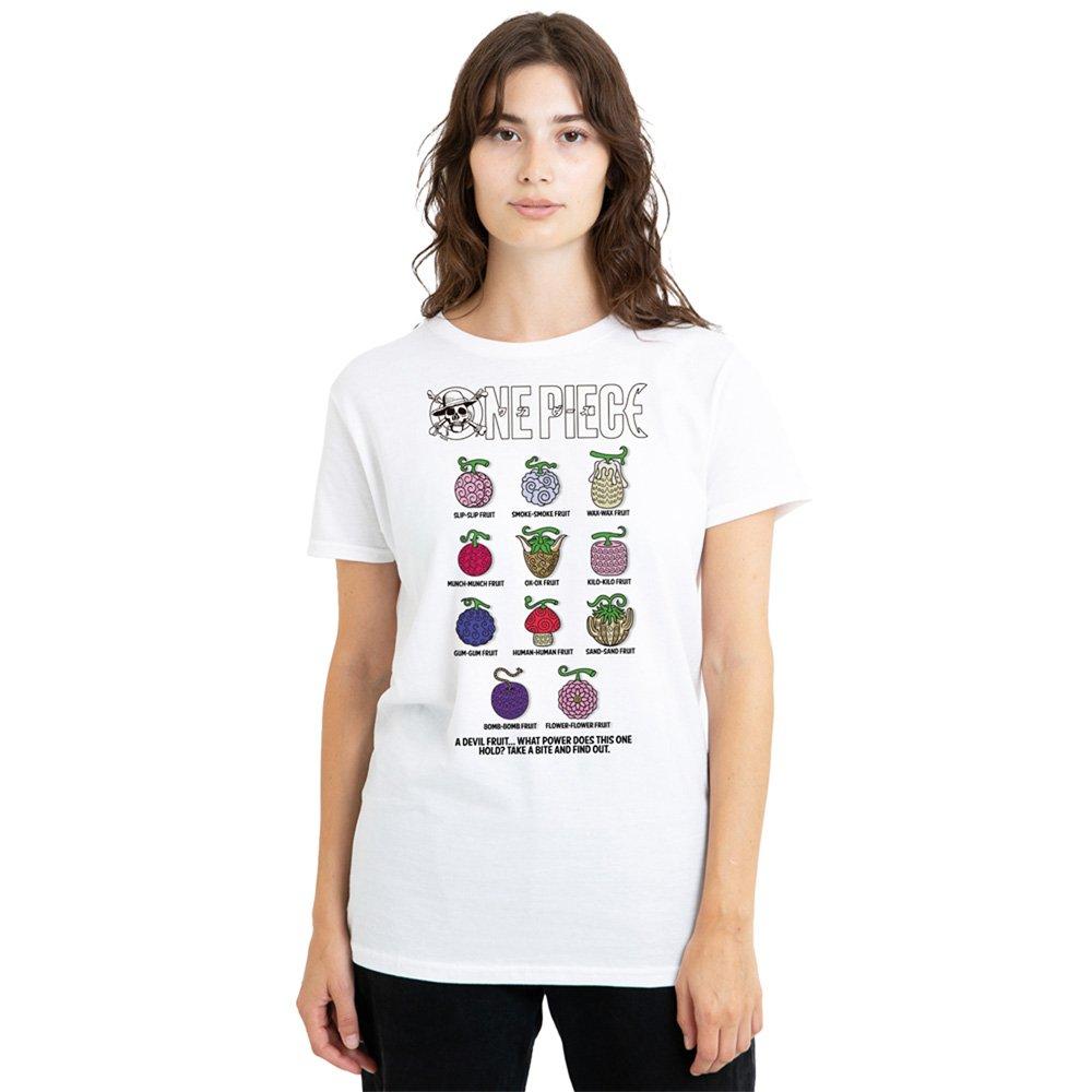 White - One Piece - One Piece Devil Fruits T-Shirt White - 1