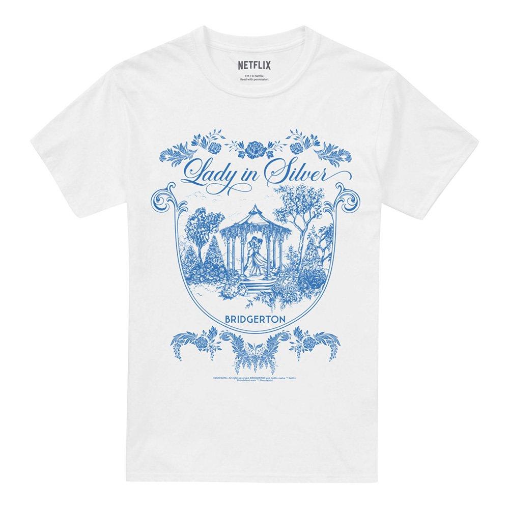 White - Bridgerton - Bridgerton Fairy Tale Gazebo Dancing T-Shirt Whit - 4