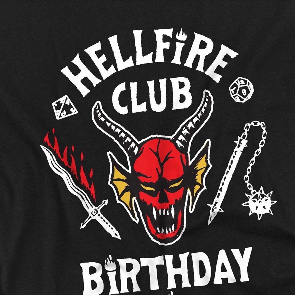 Black - Stranger Things - Stranger Things Hellfire Birthday Kid Inverted Kid - 2
