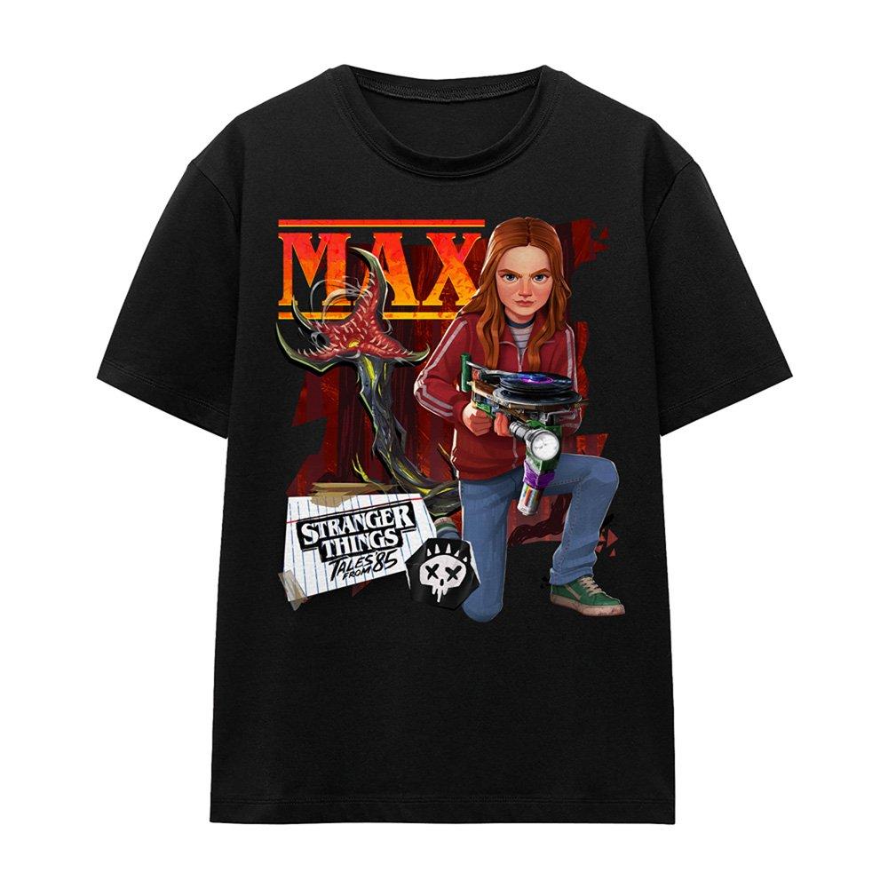 Black - Stranger Things - Stranger Things Tales From 85 Max T-Shirt Black - 4