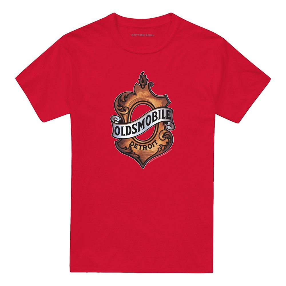 Red - Other - Oldsmobile Detroit Emblem T Shirt Red - 4