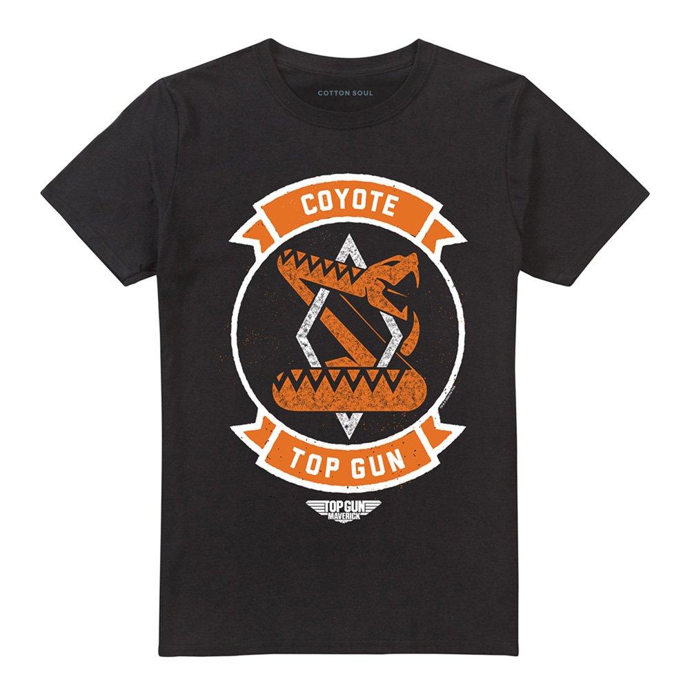 Black - Top Gun - Top Gun Coyote Logo T Shirt Black - 4
