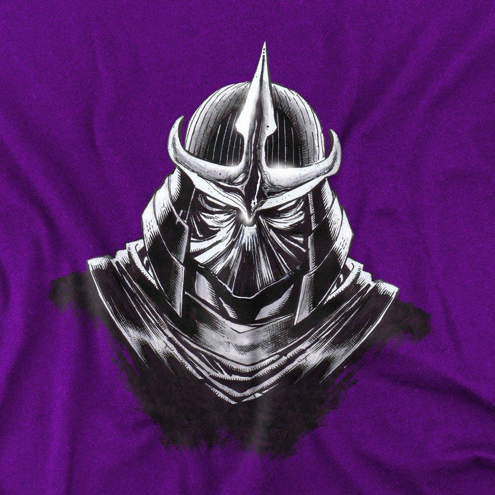 Purple - Teenage Mutant Ninja Turtles - Tmnt Shredder Head T Shirt Purple - 2