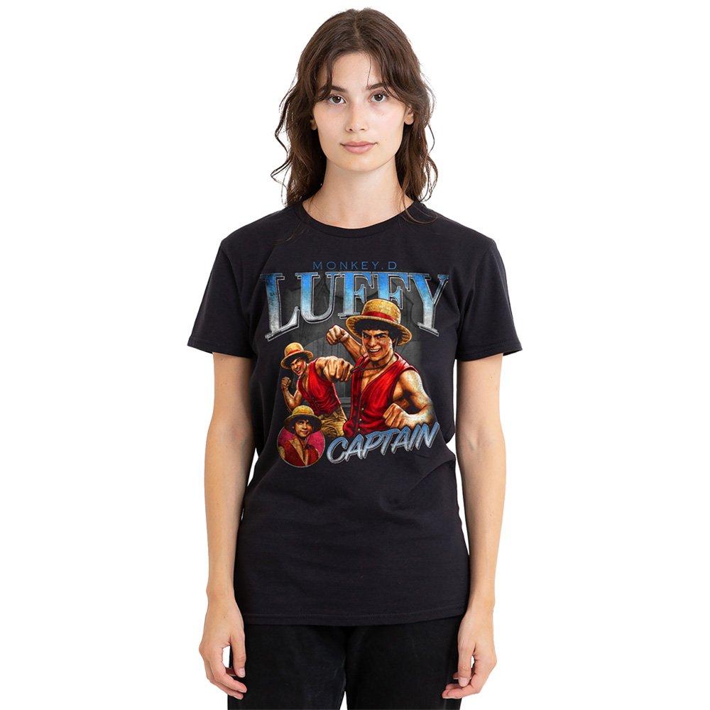 Black - One Piece - One Piece Luffy Homage T-Shirt Black - 1