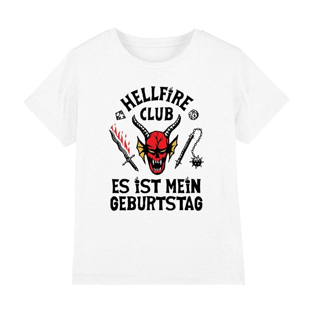 White - Stranger Things - Stranger Things Hellfire ItS My Birthday Kids T-S - 1