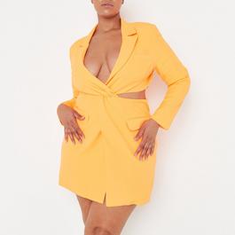 Missguided Plus Size Cut Out Tailored Blazer Mini Dress