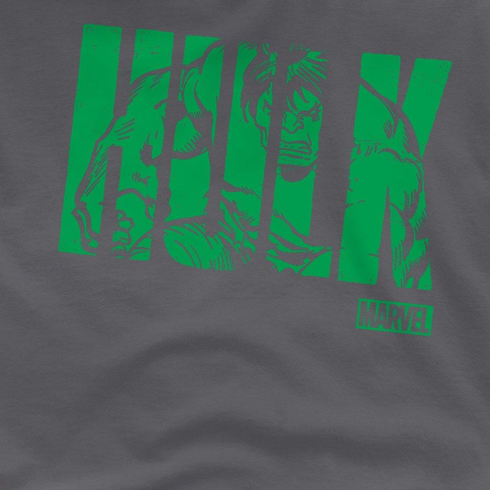 Grey - Marvel - Hulk Text T-Shirt - 2