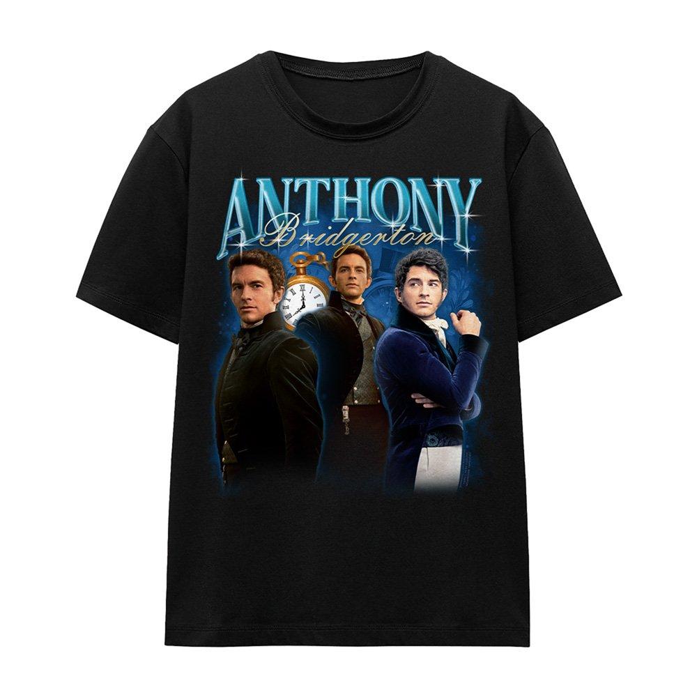 Black - Bridgerton - Bridgerton - Anthony Bridgerton Vintage T-Shirt B - 4