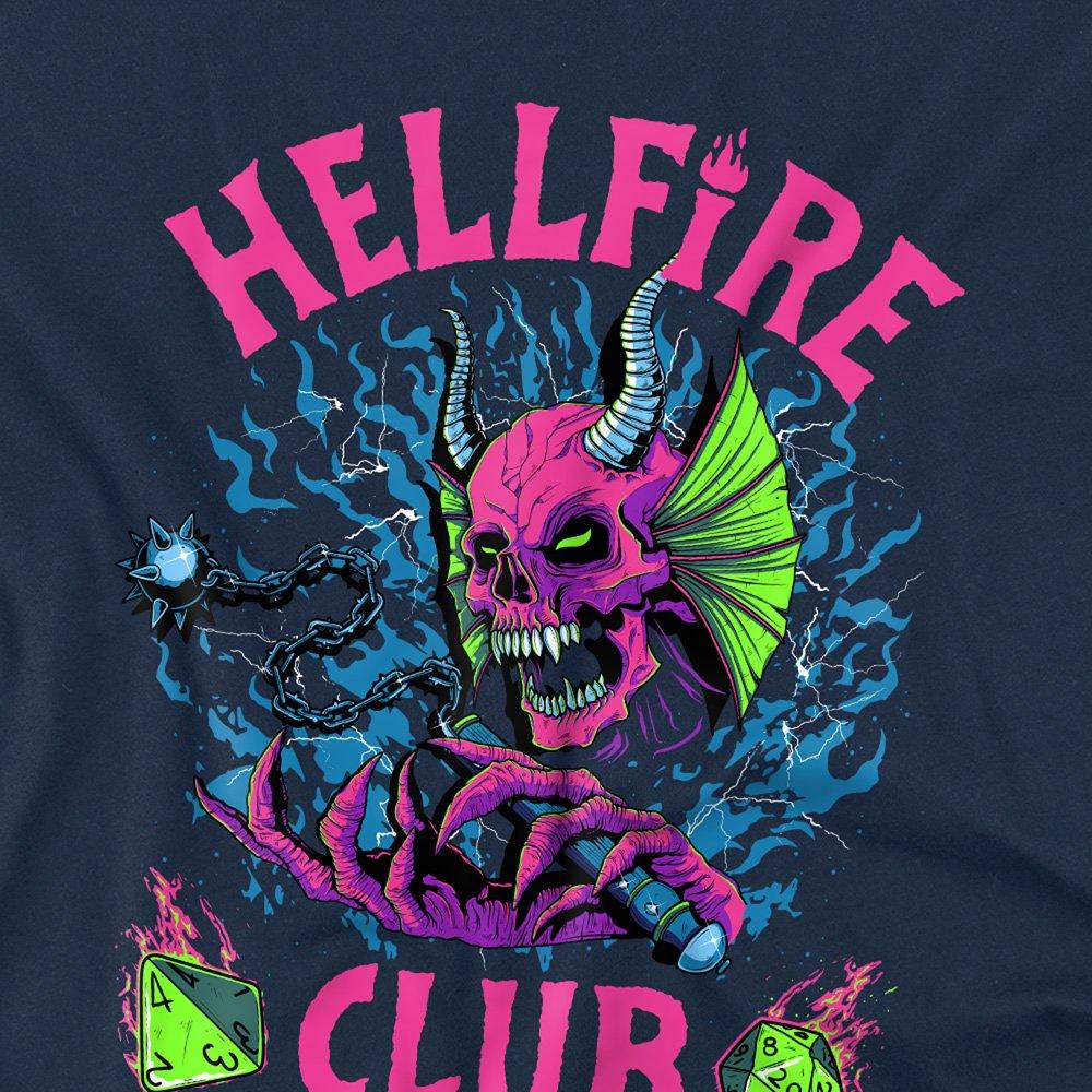 Navy - Stranger Things - Stranger Things Hellfire Neon Dice Kids T-Shirt N - 2