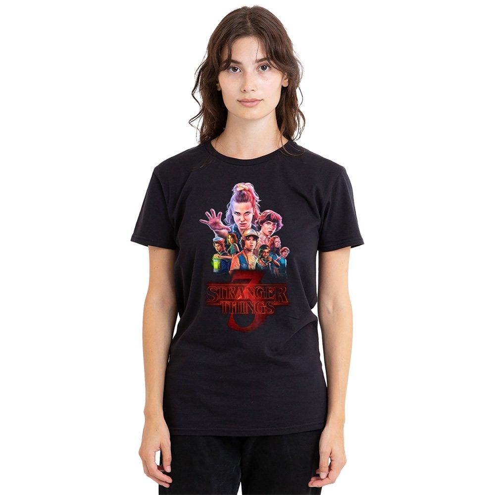 Black - Stranger Things - Stranger Things Season Three Poster T-Shirt Black - 1