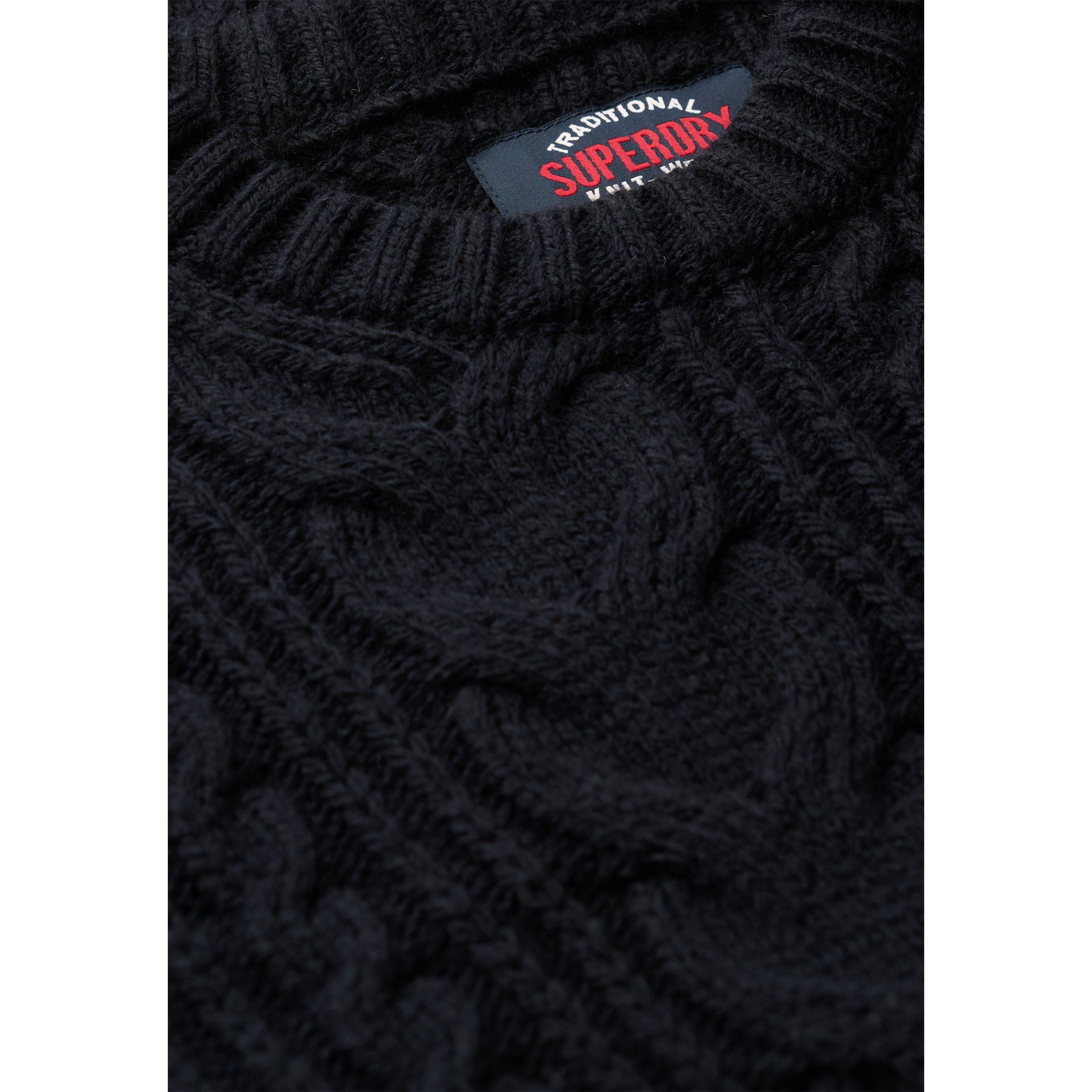 Navy - Superdry - Men's Jacob Crew Neck Jumper - 2