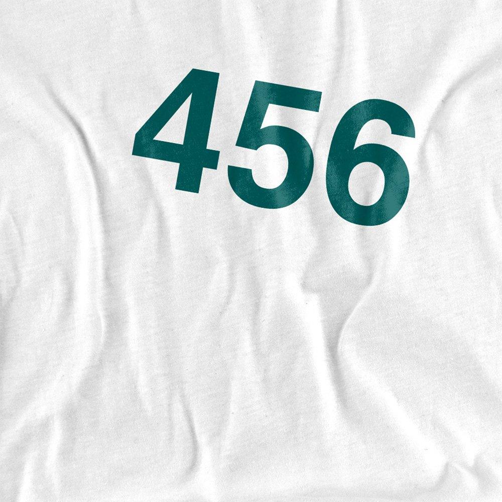 White - Squid Game - Squid Game Player 456 Ladies T Shirt White - 2