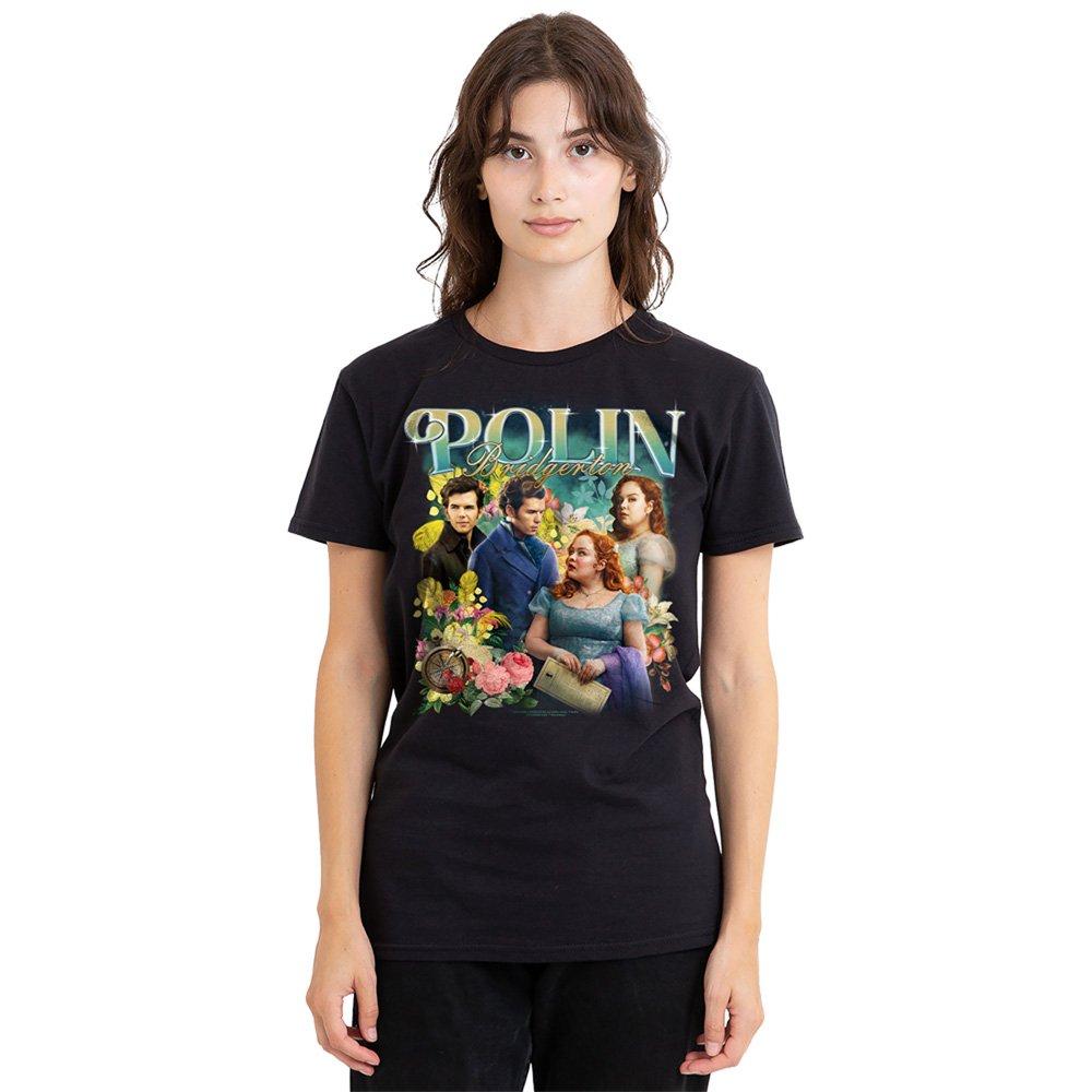 Black - Bridgerton - Bridgerton - Polin Bridgerton Vintage T-Shirt Bla - 1