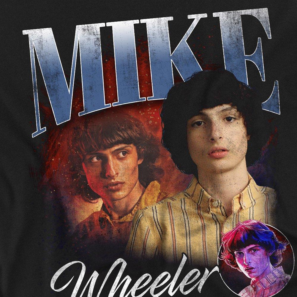 Black - Stranger Things - Stranger Things Mike Homage T-Shirt Black - 2