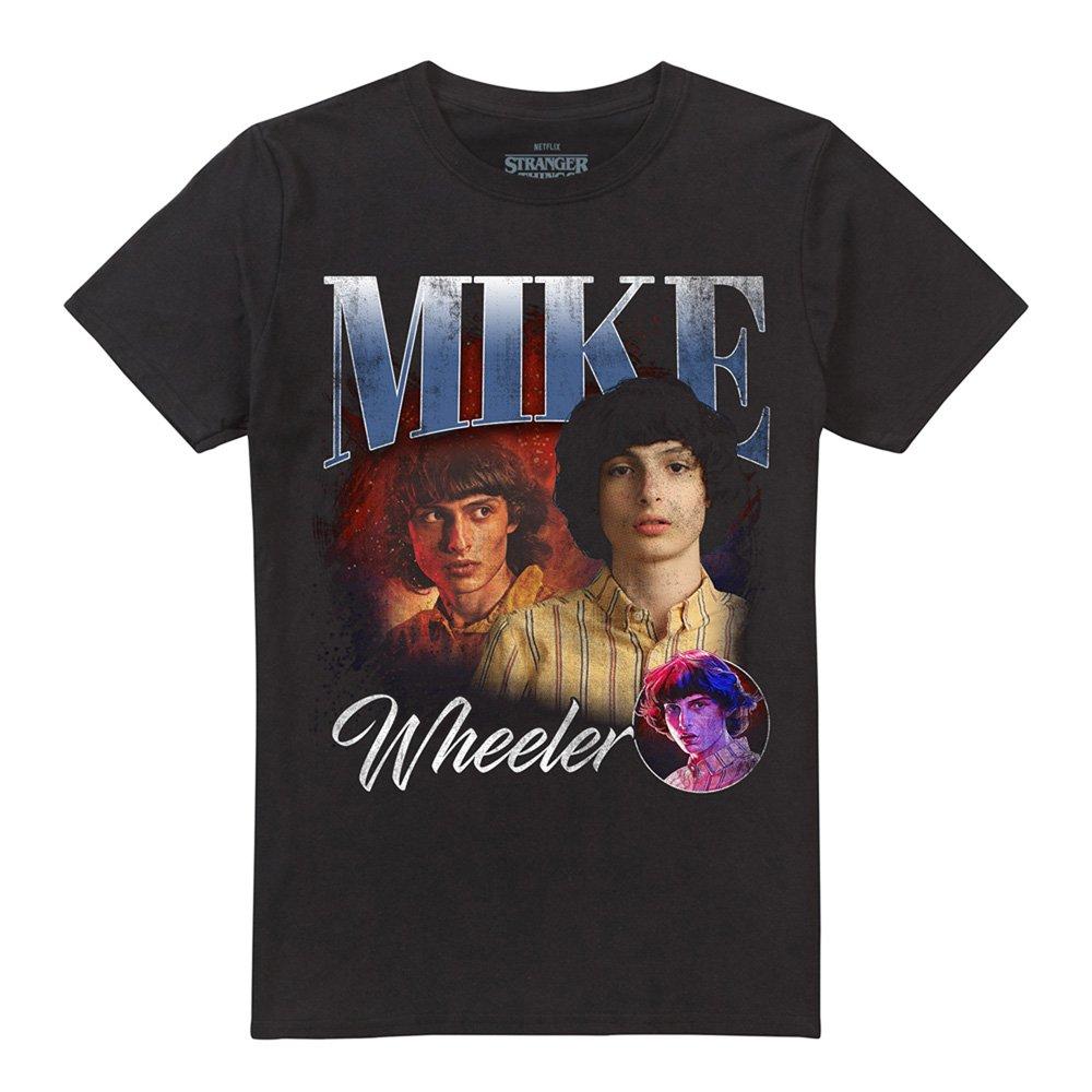 Black - Stranger Things - Stranger Things Mike Homage T-Shirt Black - 4