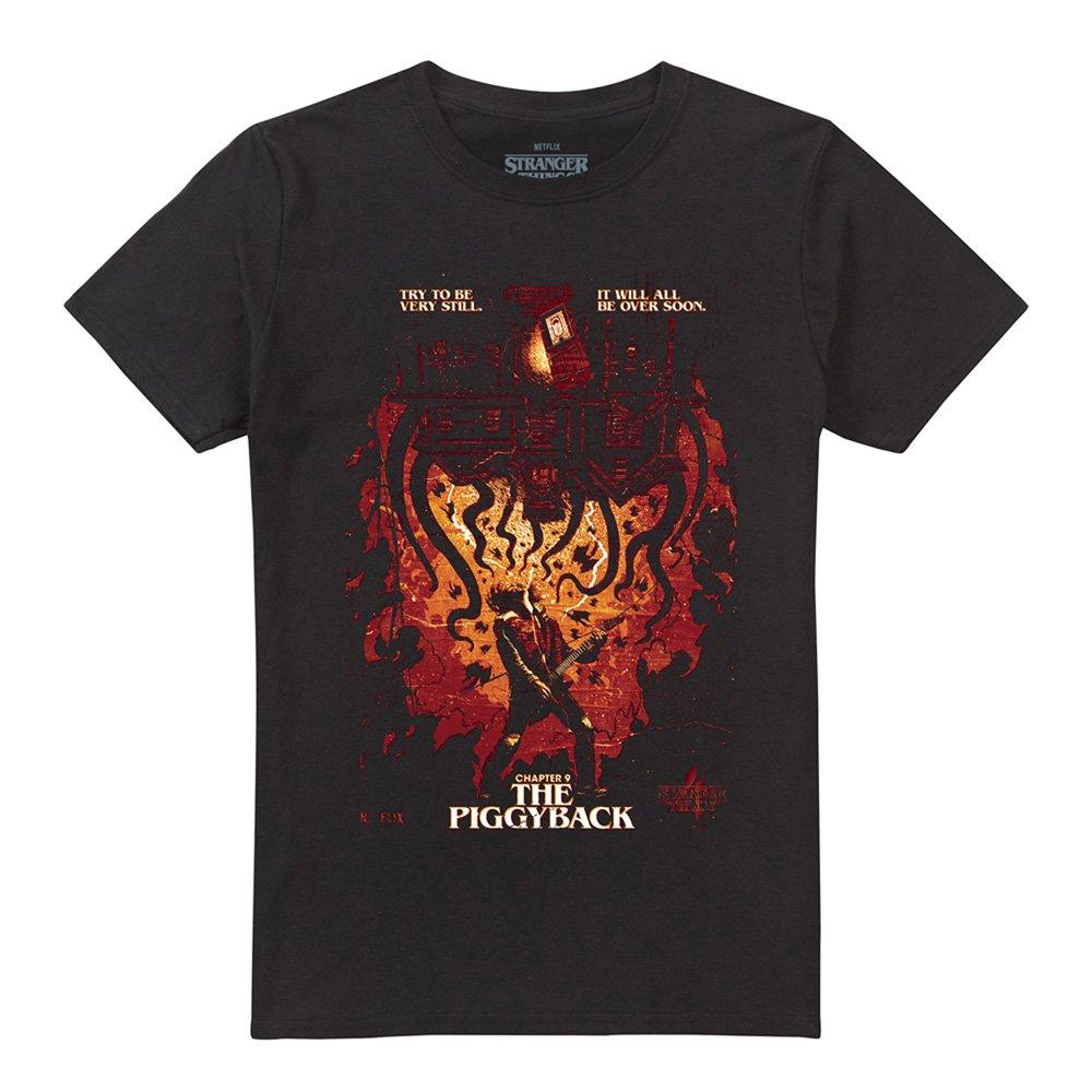 Black - Stranger Things - Stranger Things Eddie Munson Poster T-Shirt Black - 4