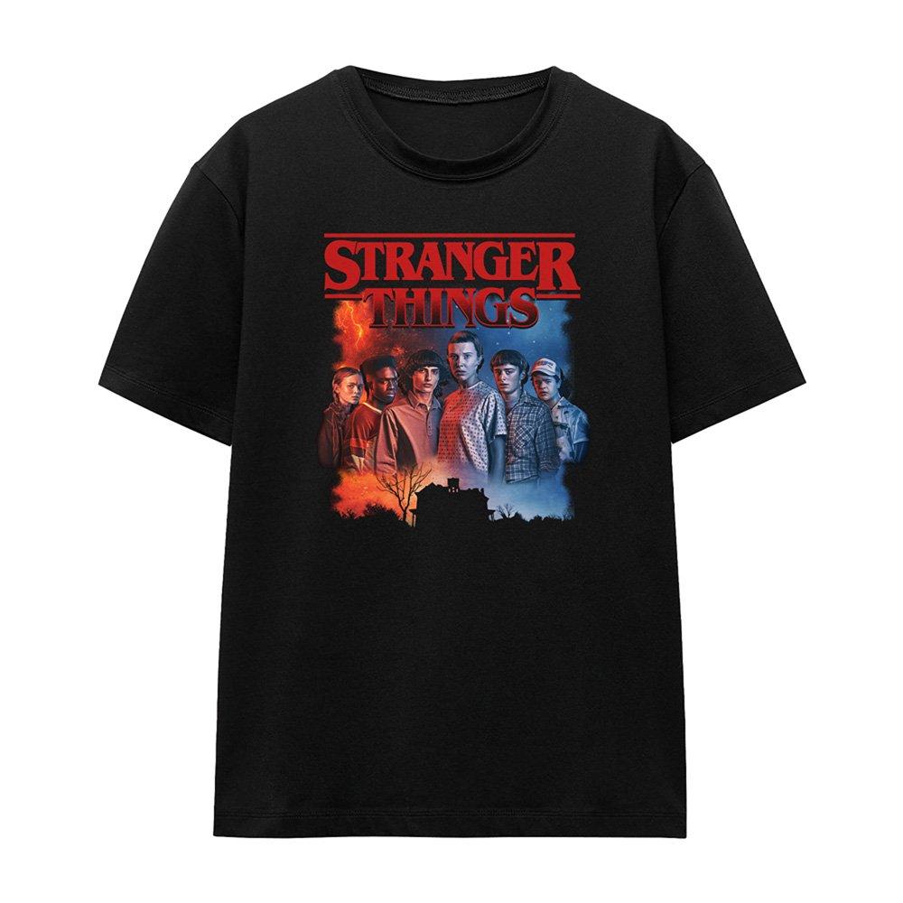 Black - Stranger Things - Stranger Things Hawkins Creel House Poster Ladies - 4