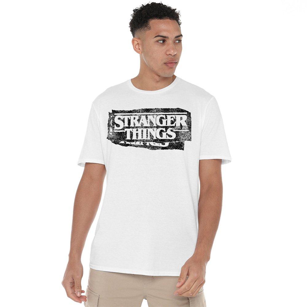 Stranger Things Stranger Things Punk Logo T-Shirt White