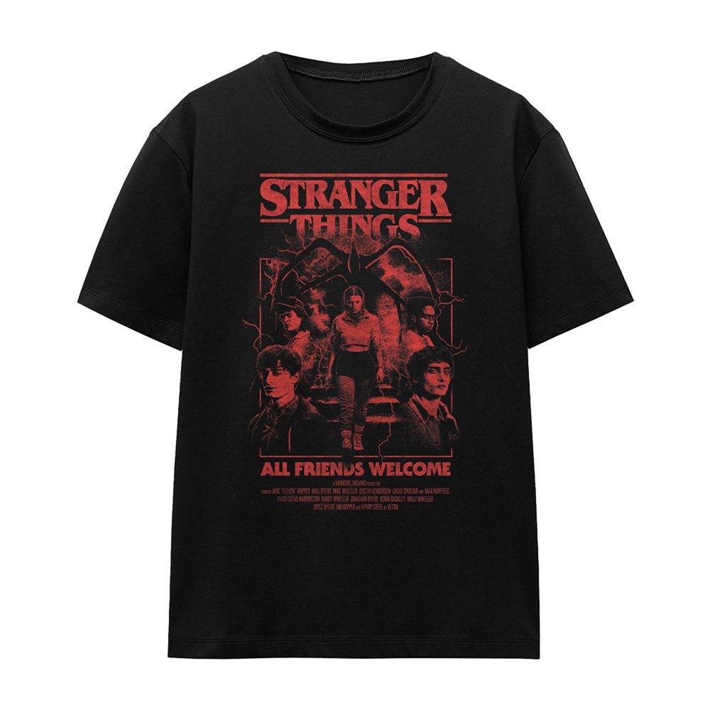 Black - Stranger Things - Stranger Things Mindflayer Group Horror Movie Post - 4