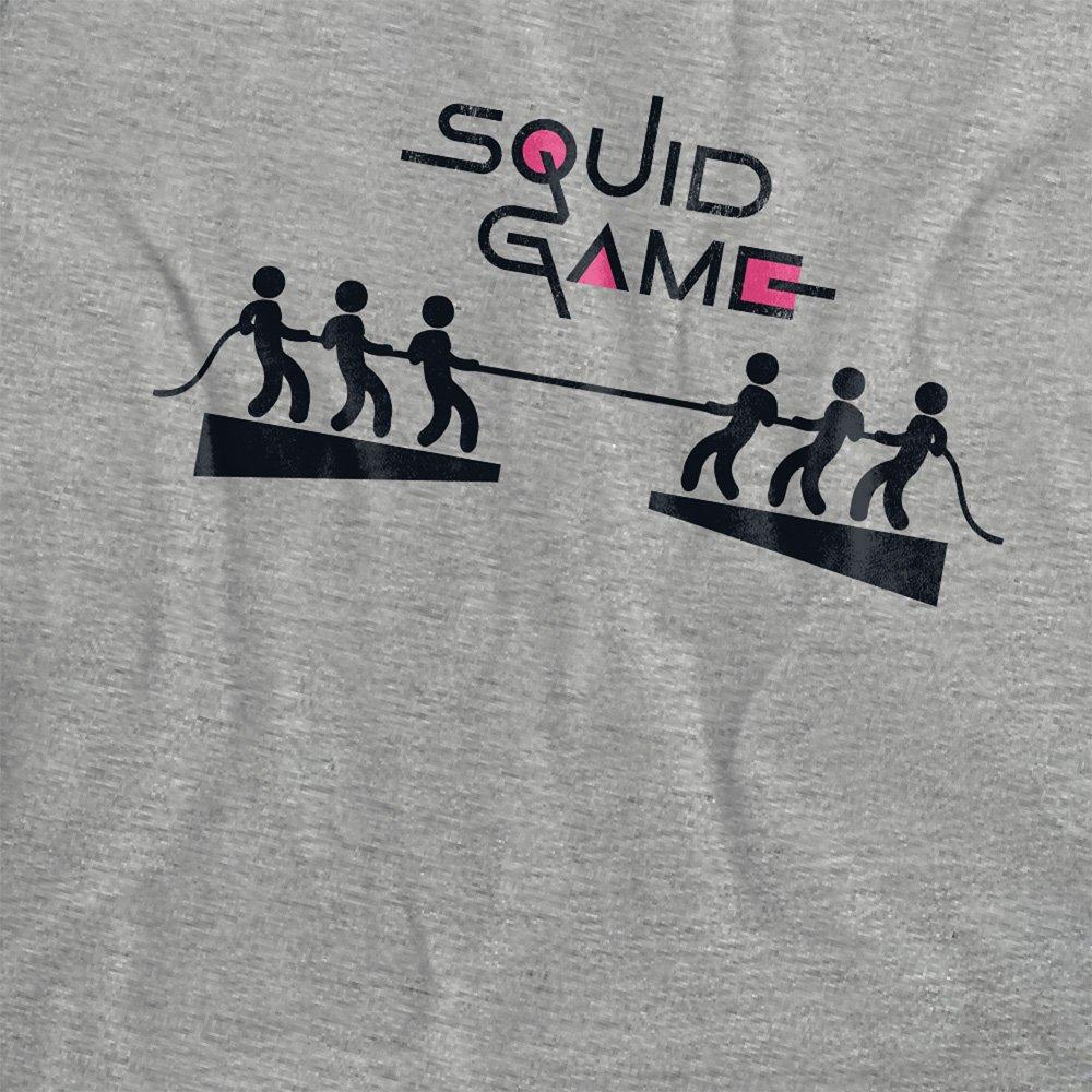 Grey - Squid Game - Squid Game Tug of War Ladies T Shirt Athletic Hea - 2
