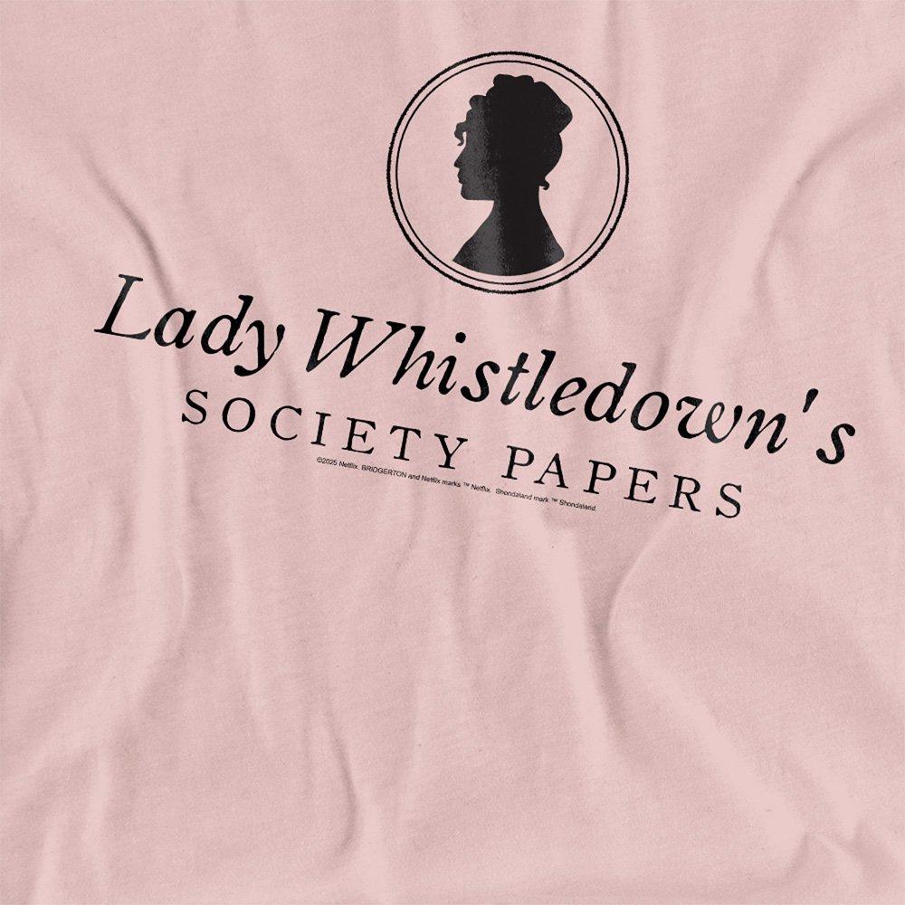 Pink - Bridgerton - Bridgerton - Lady Whistledown Society Papers T-Shi - 2