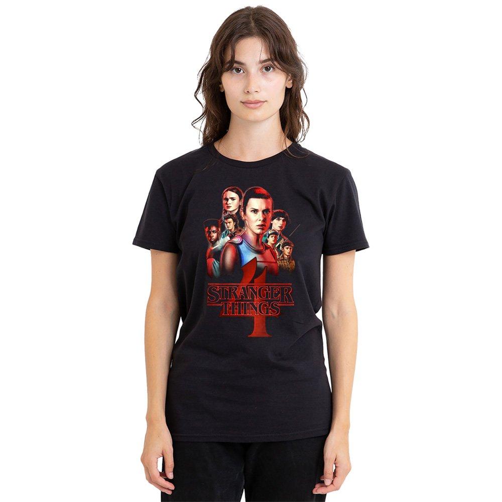 Black - Stranger Things - Stranger Things Season Four Poster T-Shirt Black - 1