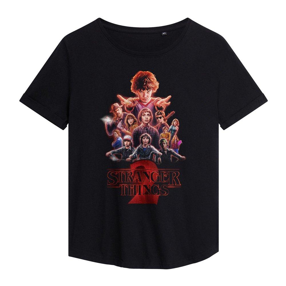 Black - Stranger Things - Stranger Things Season Two Poster Fashion T-Shirt - 1