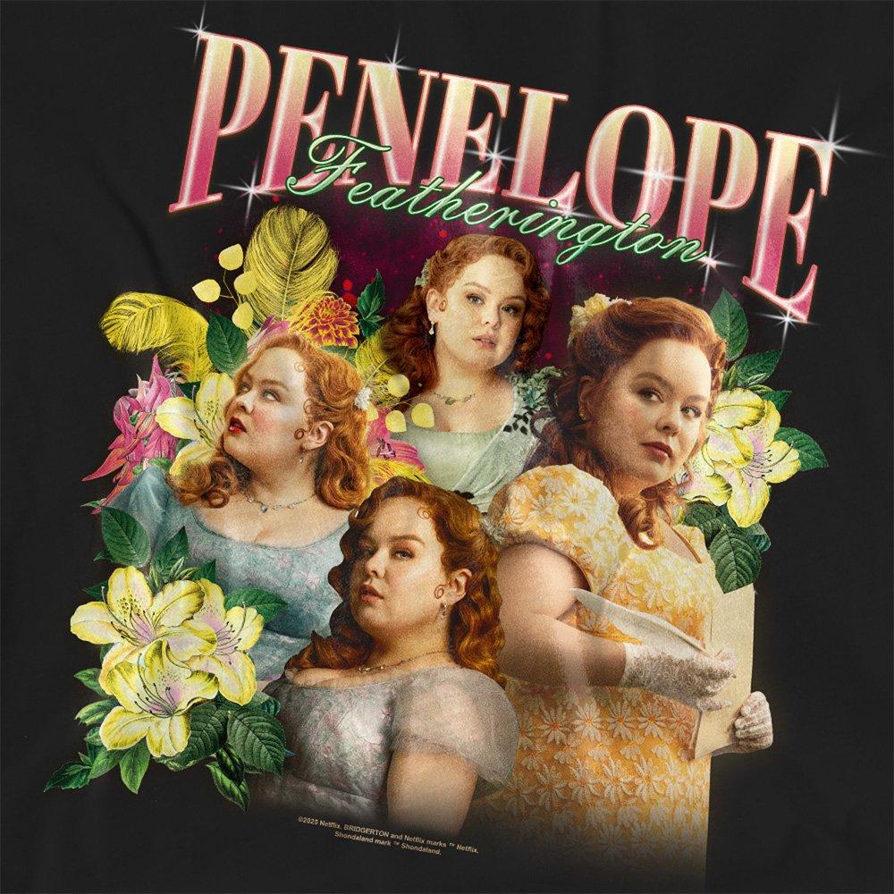Black - Bridgerton - Bridgerton - Penelope Featherington Vintage T-Shir - 2
