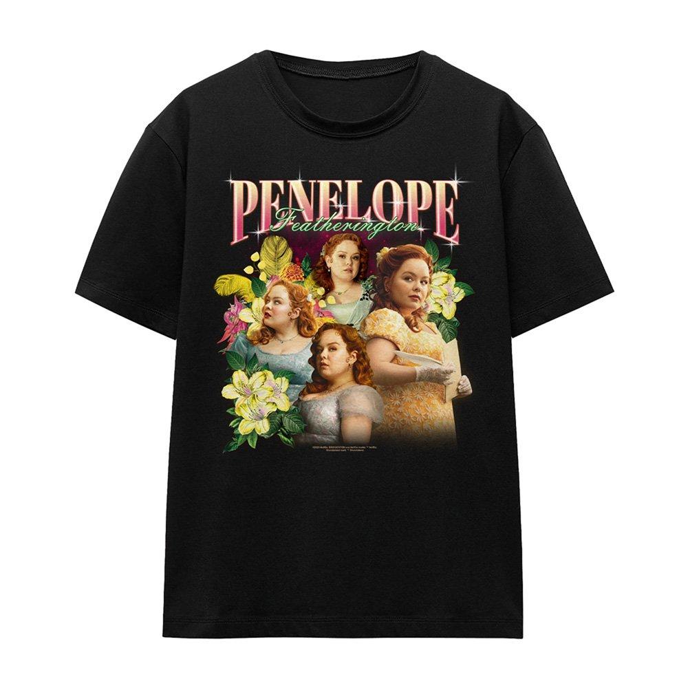 Black - Bridgerton - Bridgerton - Penelope Featherington Vintage T-Shir - 4