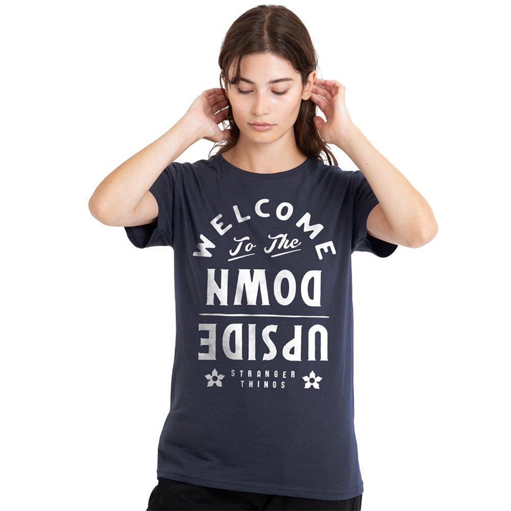 Navy - Stranger Things - Stranger Things Welcome To The Upside Down Ladies - 1